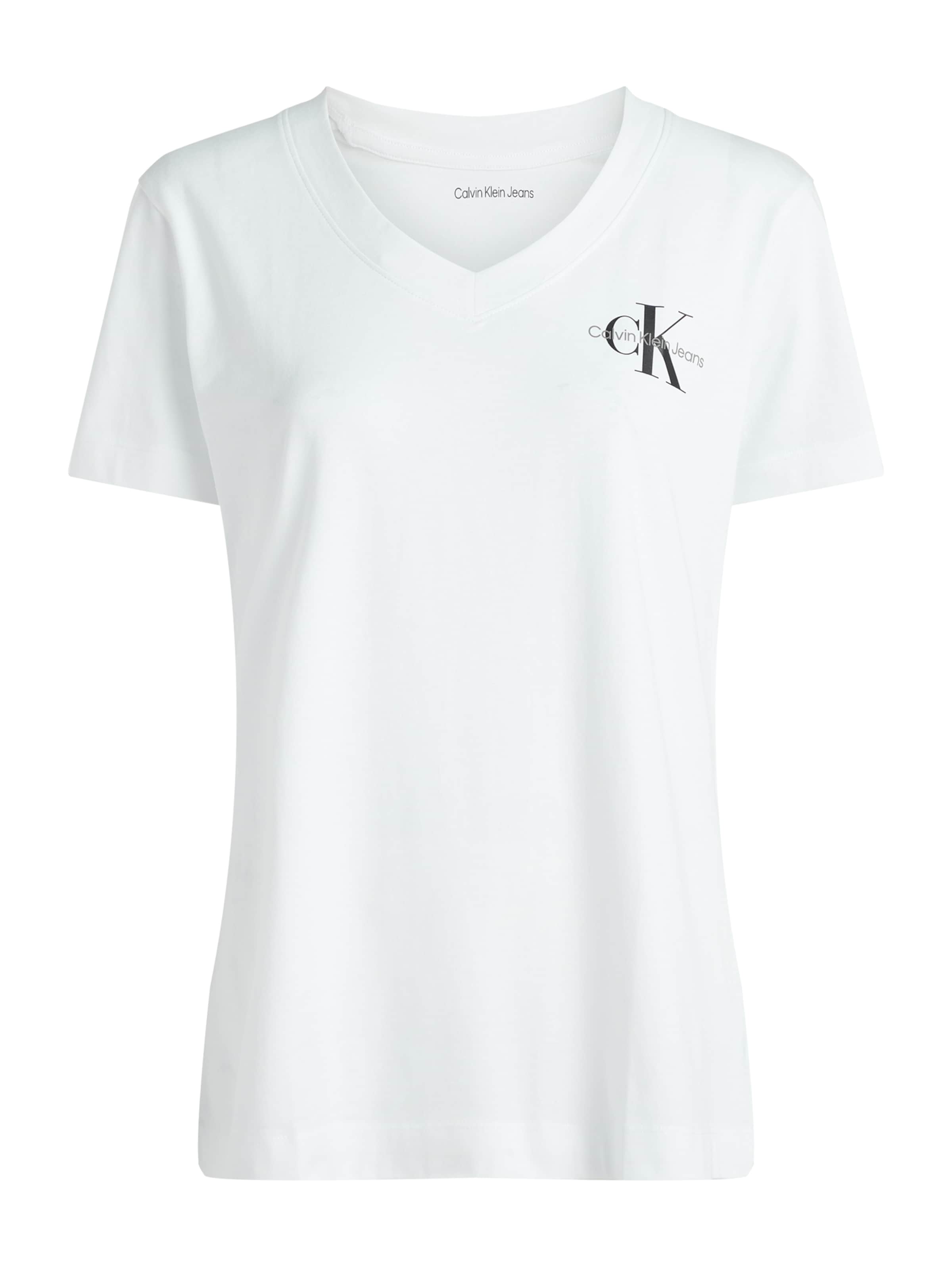 Calvin Klein Jeans Curve Shirt in White: front