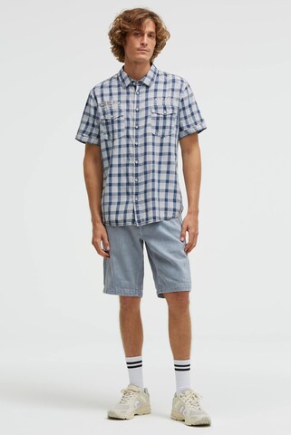 CAMP DAVID Regular fit Button Up Shirt in Blue