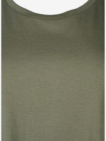 Zizzi Shirt 'KATJA' in Groen