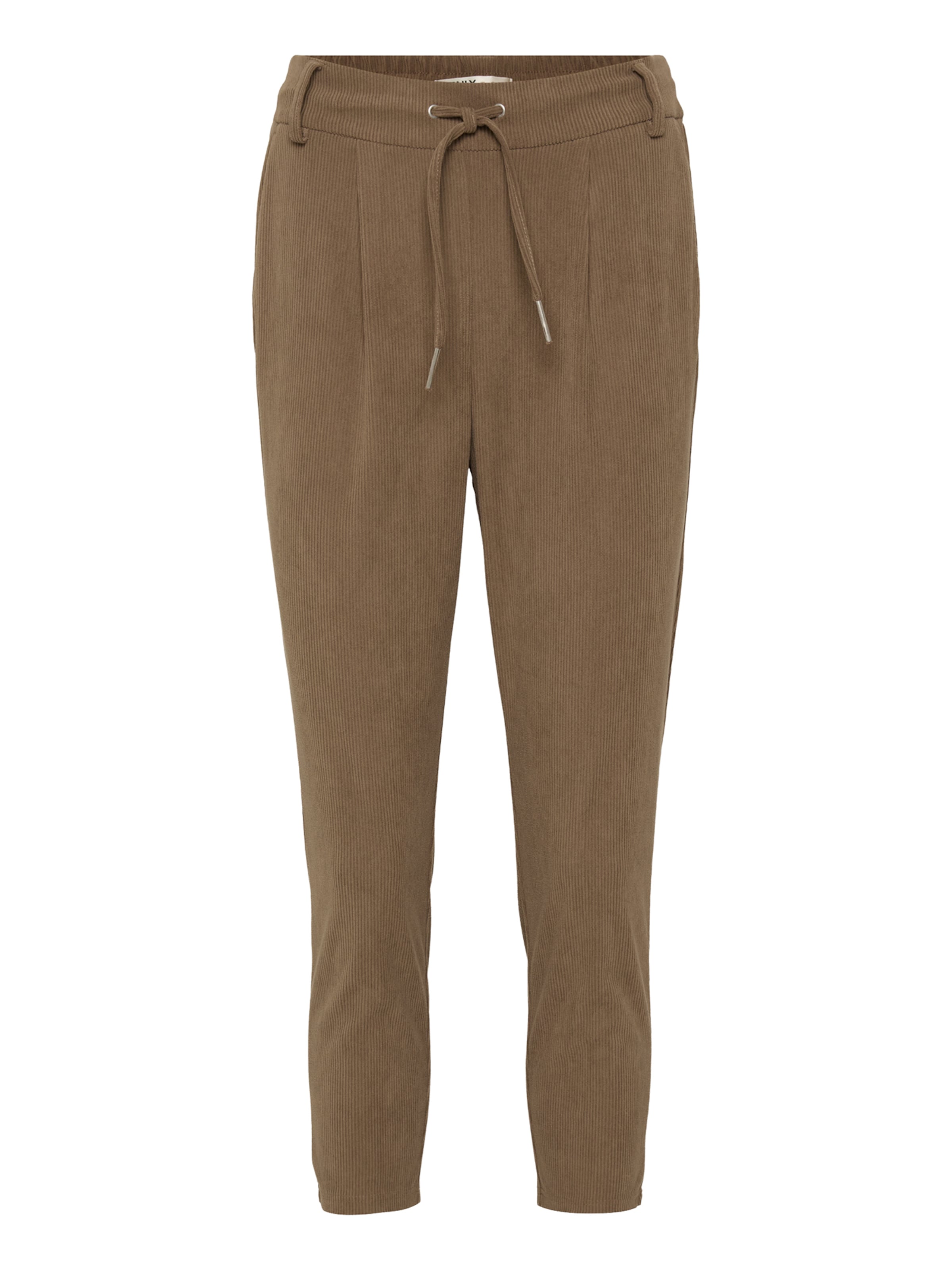 Only Petite Дънки Tapered Leg Панталон с набор 'ONLPOPTRASH-LIAS' в кафяво: отпред