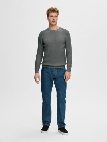 SELECTED HOMME Sweater 'OWN' in Blue