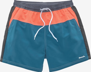 Shorts de bain BENCH en bleu : devant