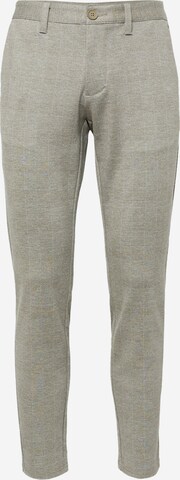 Only & Sons Chino Pants 'Mark' in Grey: front