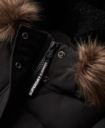 Superdry Winter Coat 'Everest' in Black