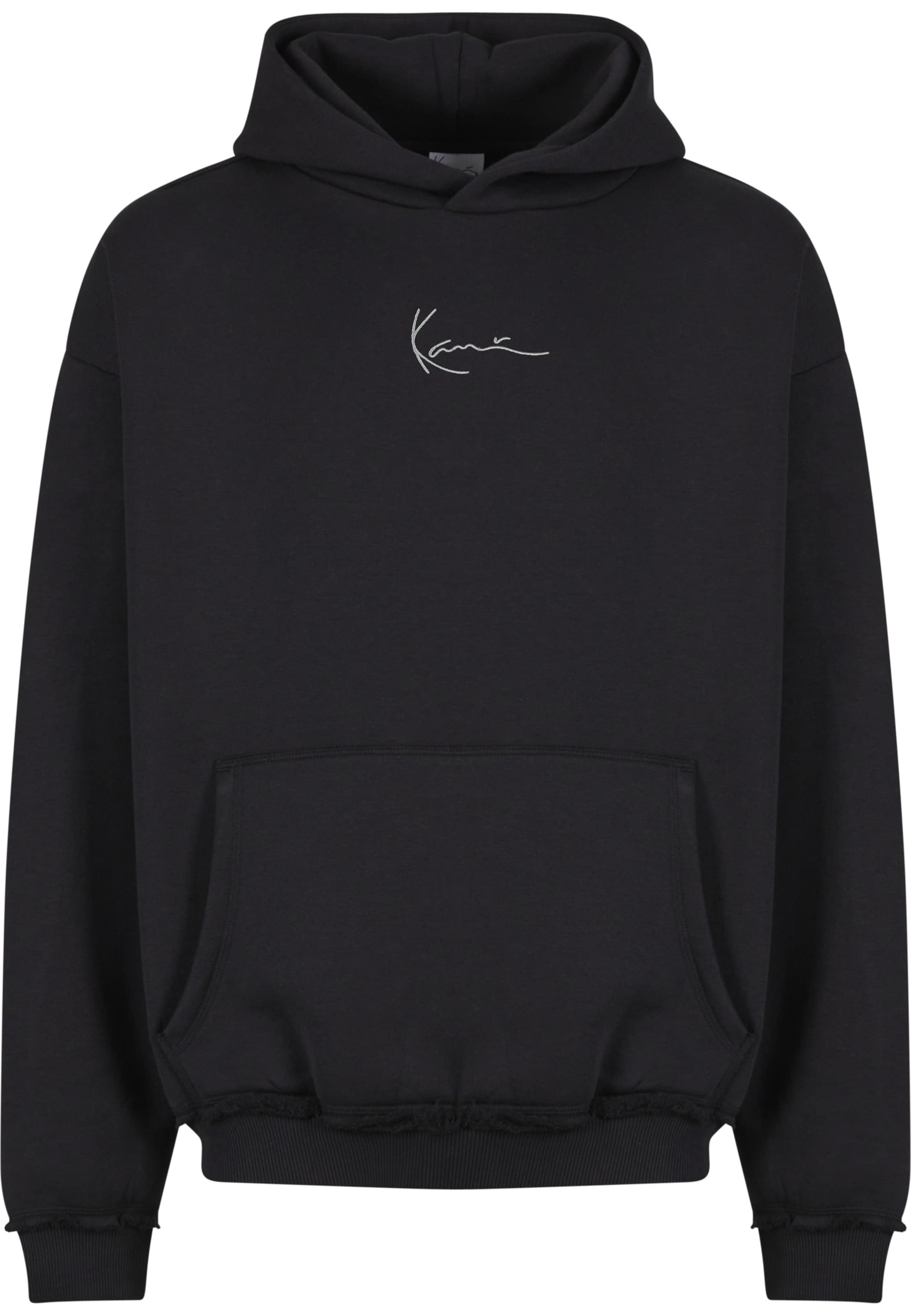 Karl Kani Sweatshirt 'Signature Retro' in Black: front