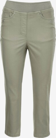 Goldner Regular Jeans 'Louisa' in Green: front