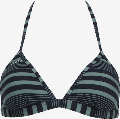 VIVID Bikinitop 'Mix&Match' in dunkelblau / tanne, Produktansicht