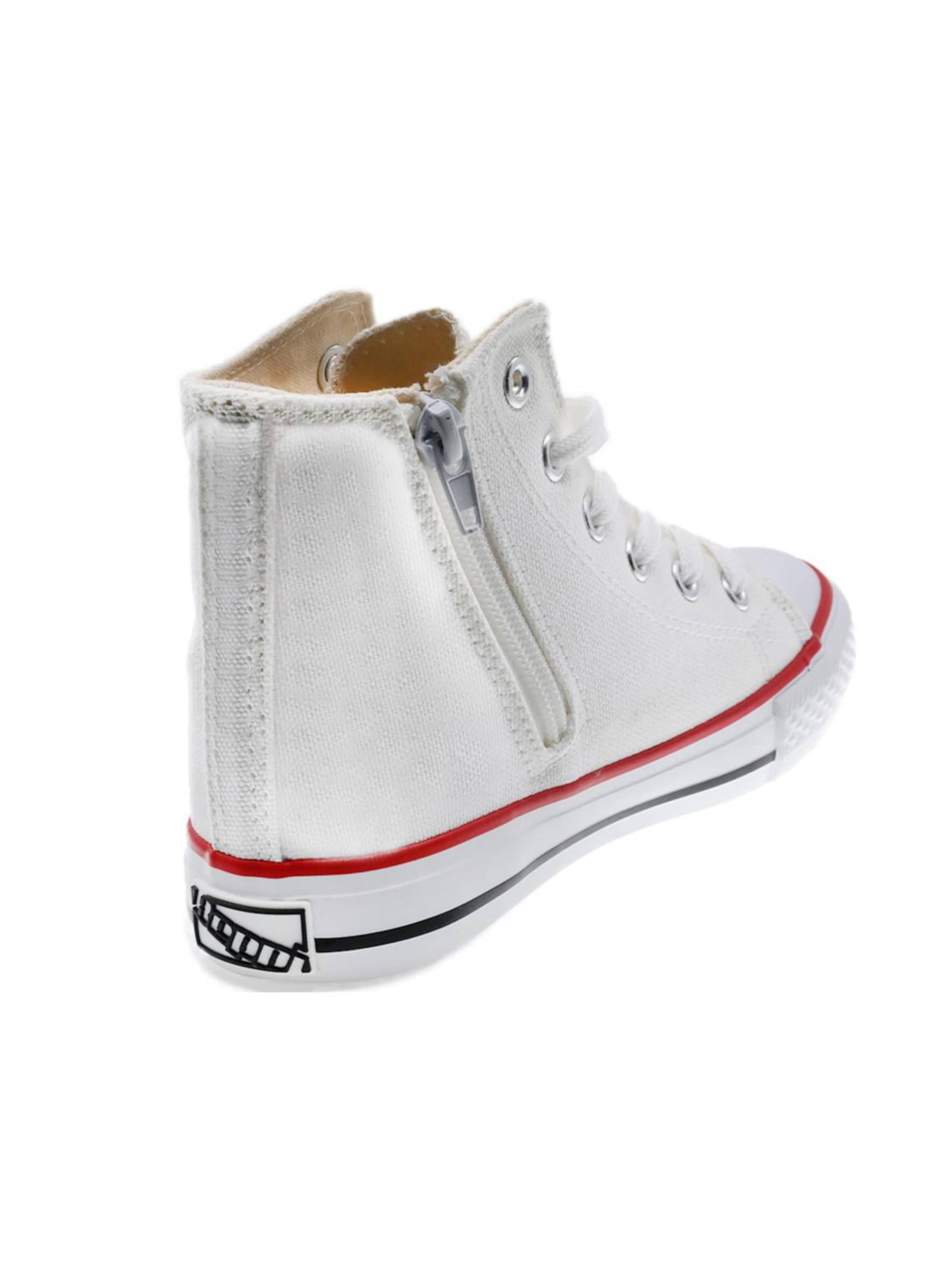 Beppi Sneakers 'Canvas Boot' in Wit