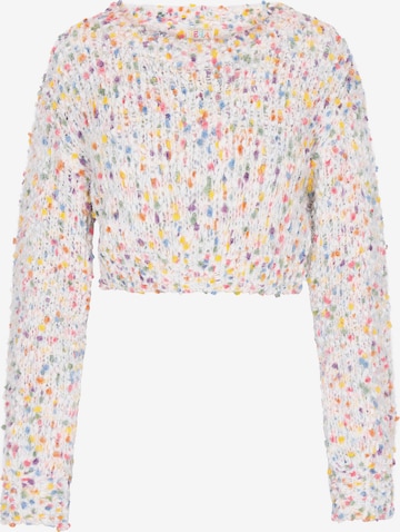 IZIA Trui in Wit: voorkant