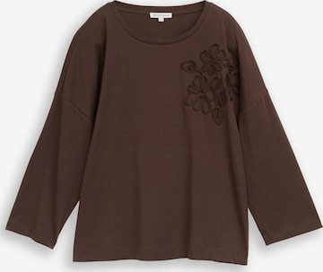 TOM TAILOR Shirt in Braun: Vorderseite