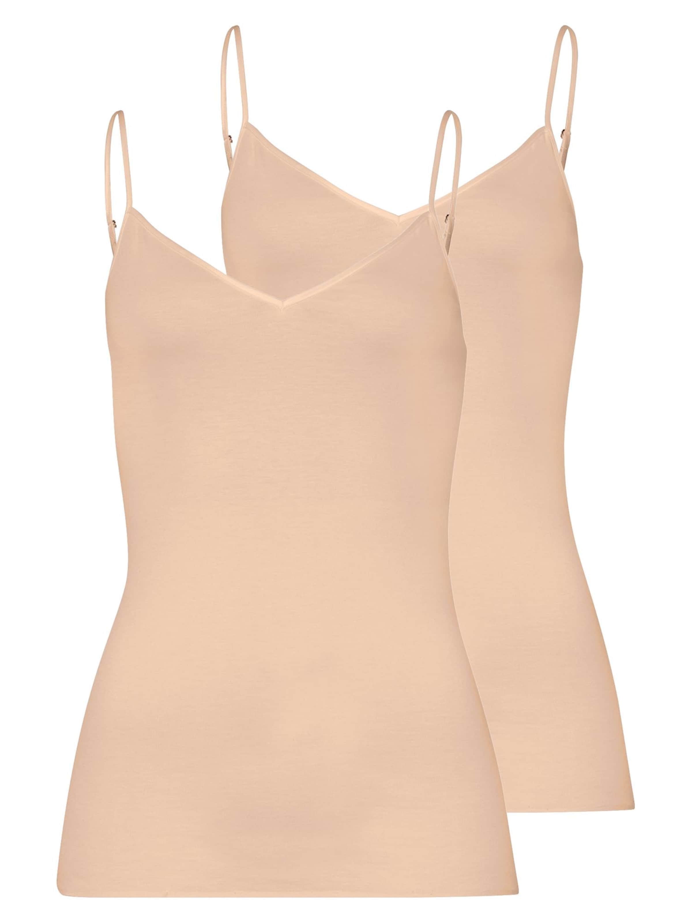 Hanro Onderhemd 'Cotton Seamless' in Beige: voorkant