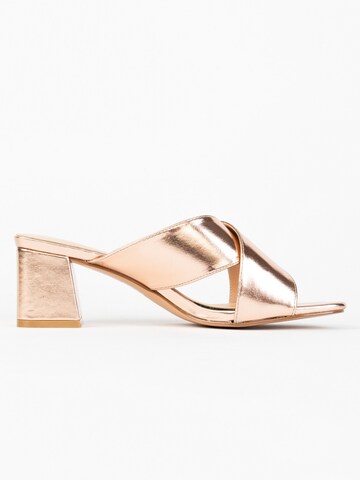 Celena Mule 'Carah' in Gold