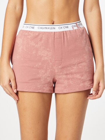 Calvin Klein Underwear Pyjamahousut värissä vaaleanpunainen: edessä