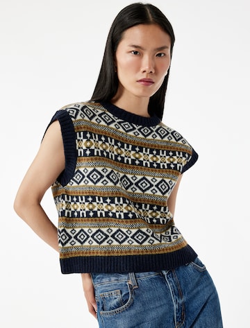Koton Knitted Vest in Mixed colors: front