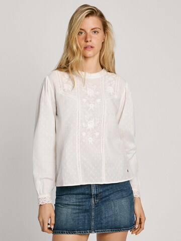 Pepe Jeans Blouse ' PRIMROSE ' in White: front