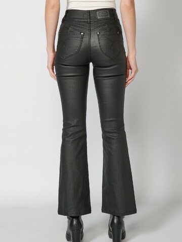 KOROSHI Flared Pants in Black