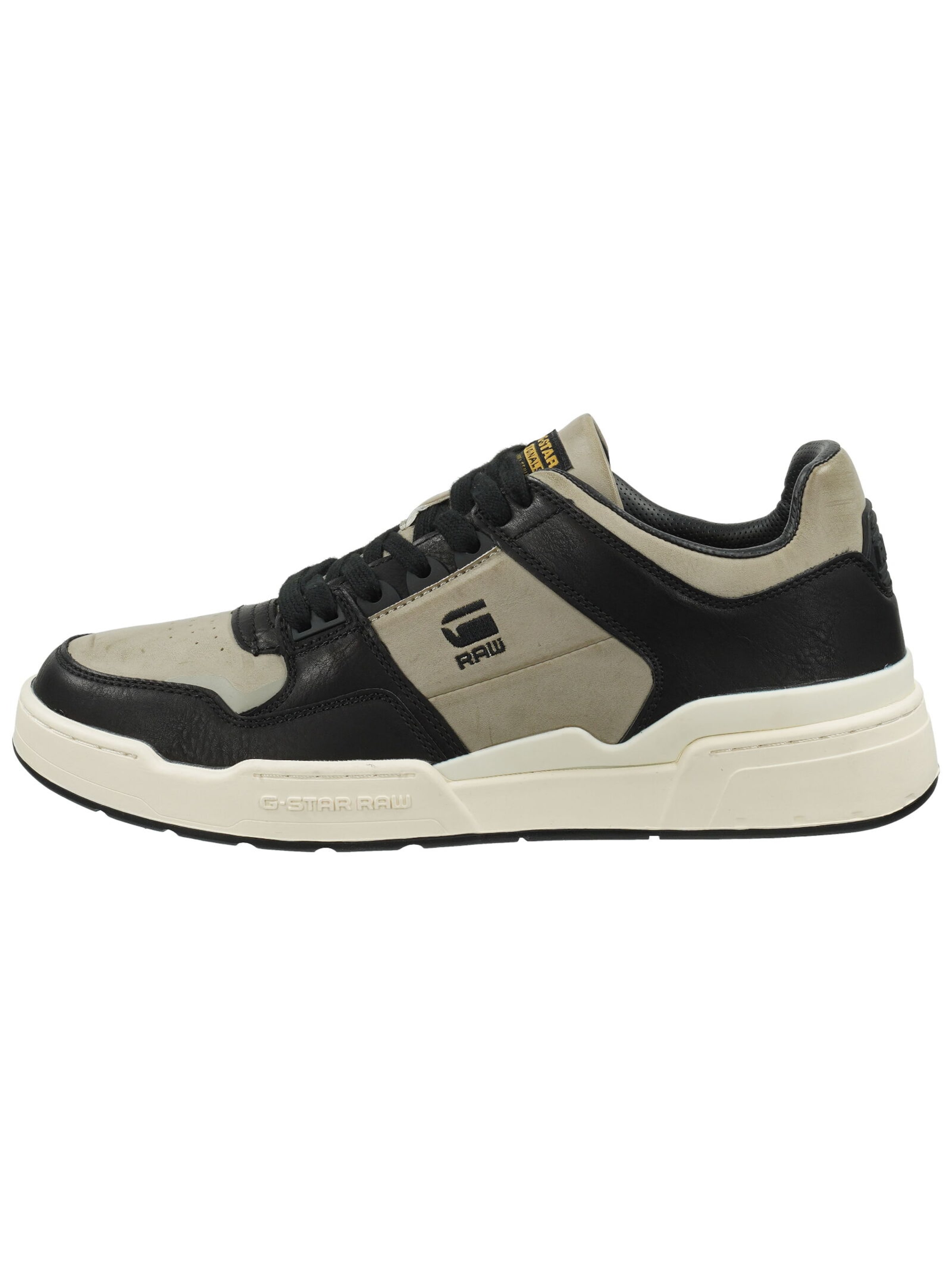 G-STAR Platform trainers 'Attacc BLK Lea' in Black