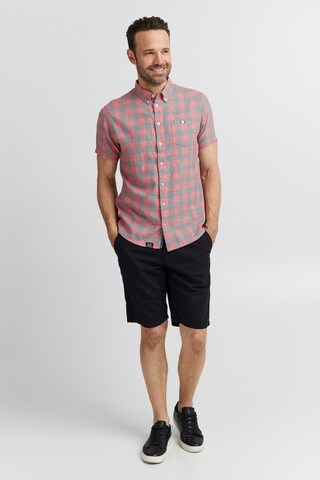 FQ1924 Regular fit Button Up Shirt 'Yaron' in Red