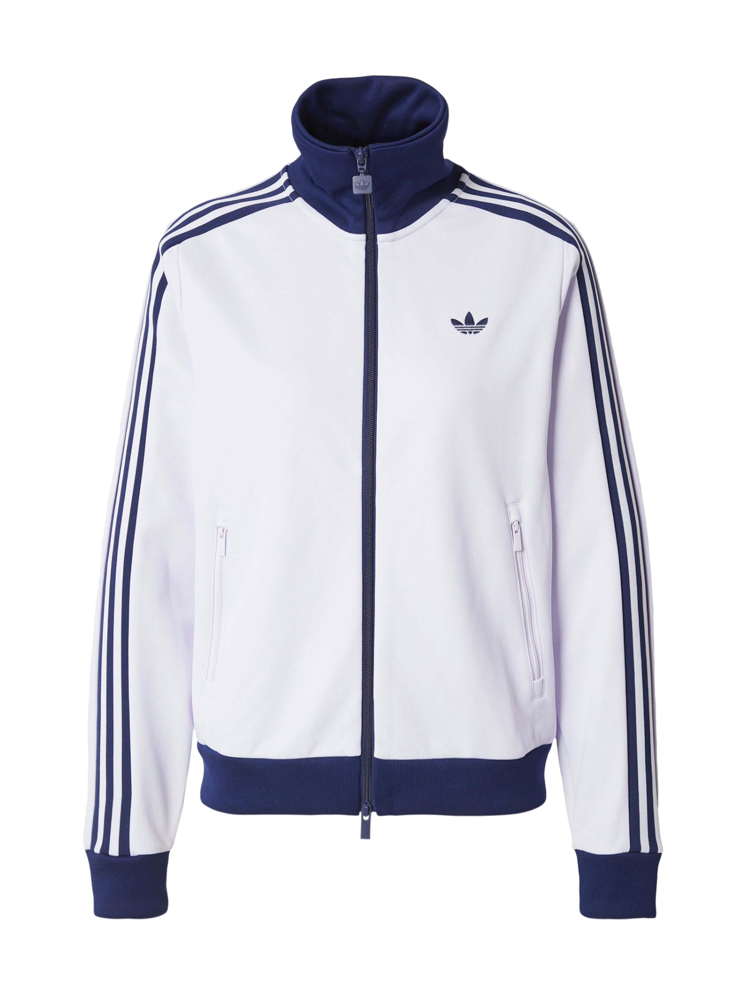 Giacca di felpa 'CLASSIC' di ADIDAS ORIGINALS in bianco: frontale