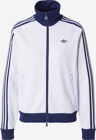 ADIDAS ORIGINALS Ζακέτα φούτερ 'CLASSIC' σε λευκό: μπροστά
