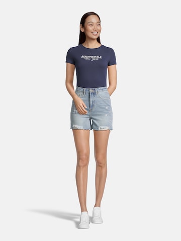 AÉROPOSTALE Regular Shorts in Blau