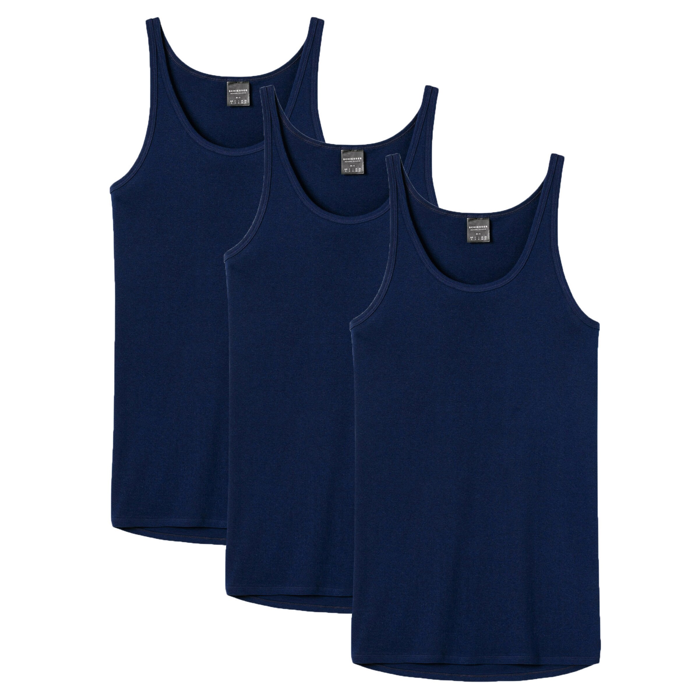 SCHIESSER Undershirt in Blue: front