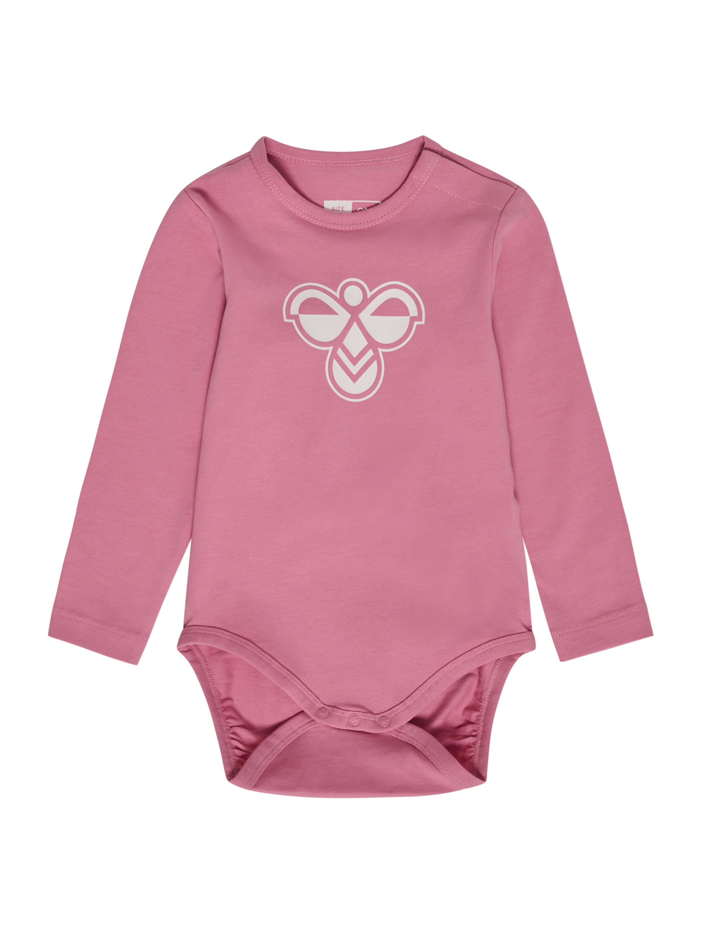 Tutina / body per bambino di Hummel in rosa: frontale
