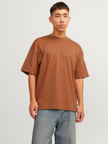JACK & JONES Koszulka 'Urban Edge' w kolorze brązowy: przód