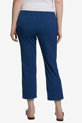 Regular Pantalon à plis '800762' Ulla Popken en bleu