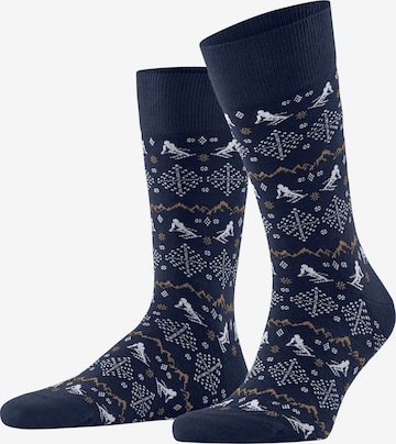 FALKE Socken 'Ski Slope SO' in Blau: Vorderseite