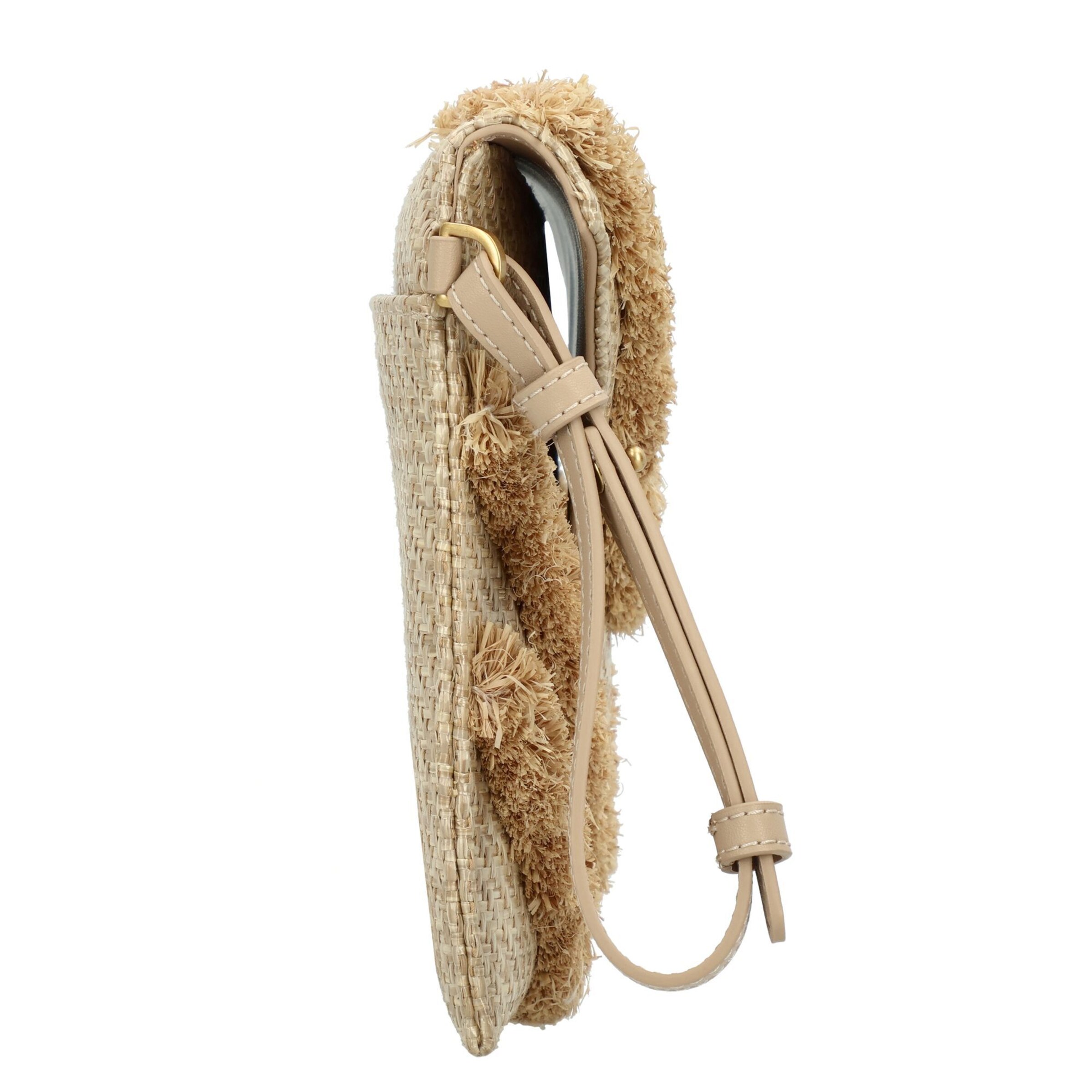 PINKO Clutch 'Flat Purse' in Brown