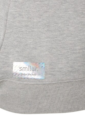 smiler. Sweatshirt Pullover Cuddle. in Grau