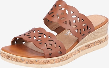 REMONTE Mules in Brown: front