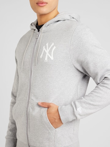 NEW ERA Zip-Up Hoodie 'NEYYAN' in Grey