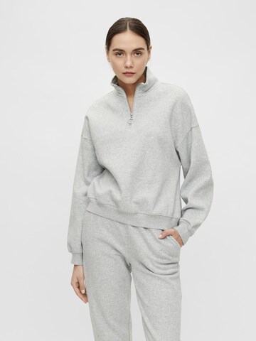 Sweat-shirt 'Kaisa' OBJECT en gris : devant