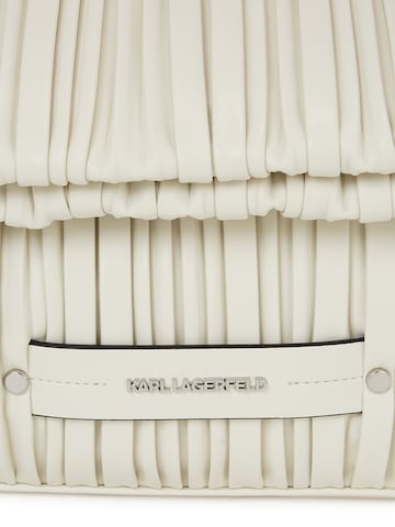 Borsa a spalla 'Kushion' di Karl Lagerfeld in bianco