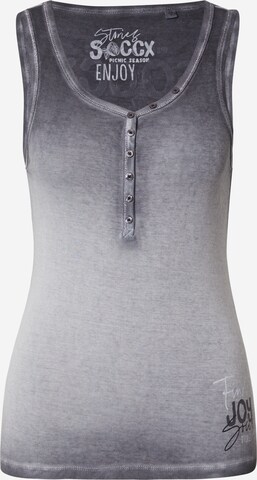 Soccx Top in Grau: predná strana