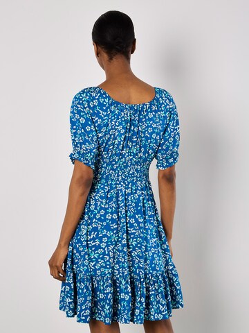 Robe ' ' Apricot en bleu