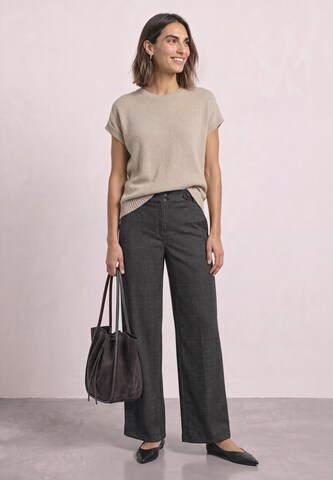 STREET ONE Wide leg Pants 'Emee' in Black