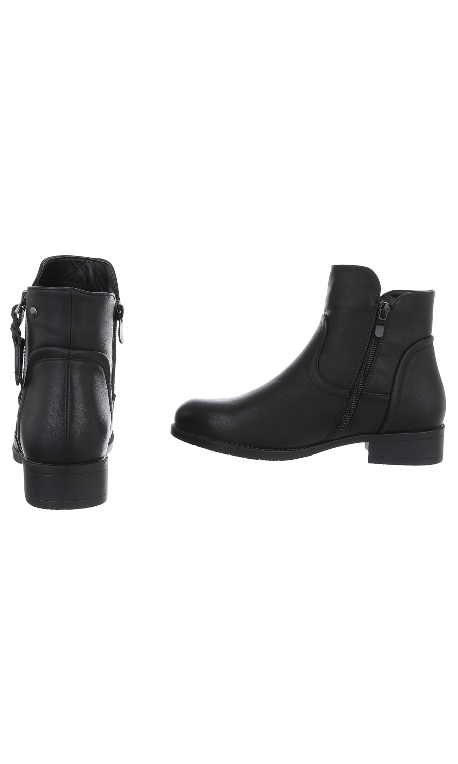 Ital-Design Stiefelette in Schwarz