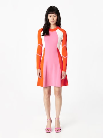 Robes en maille 'Firoko' BOSS Orange en rose : devant