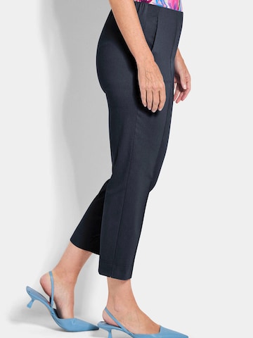Goldner Slimfit Hose in Blau