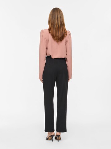 VILA Slimfit Broek 'VIClara' in Zwart