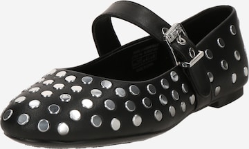 Karl LagerfeldOtvorene balerinke - crna boja: prednji dio