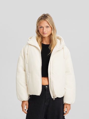 Bershka Jacke in Beige: predná strana