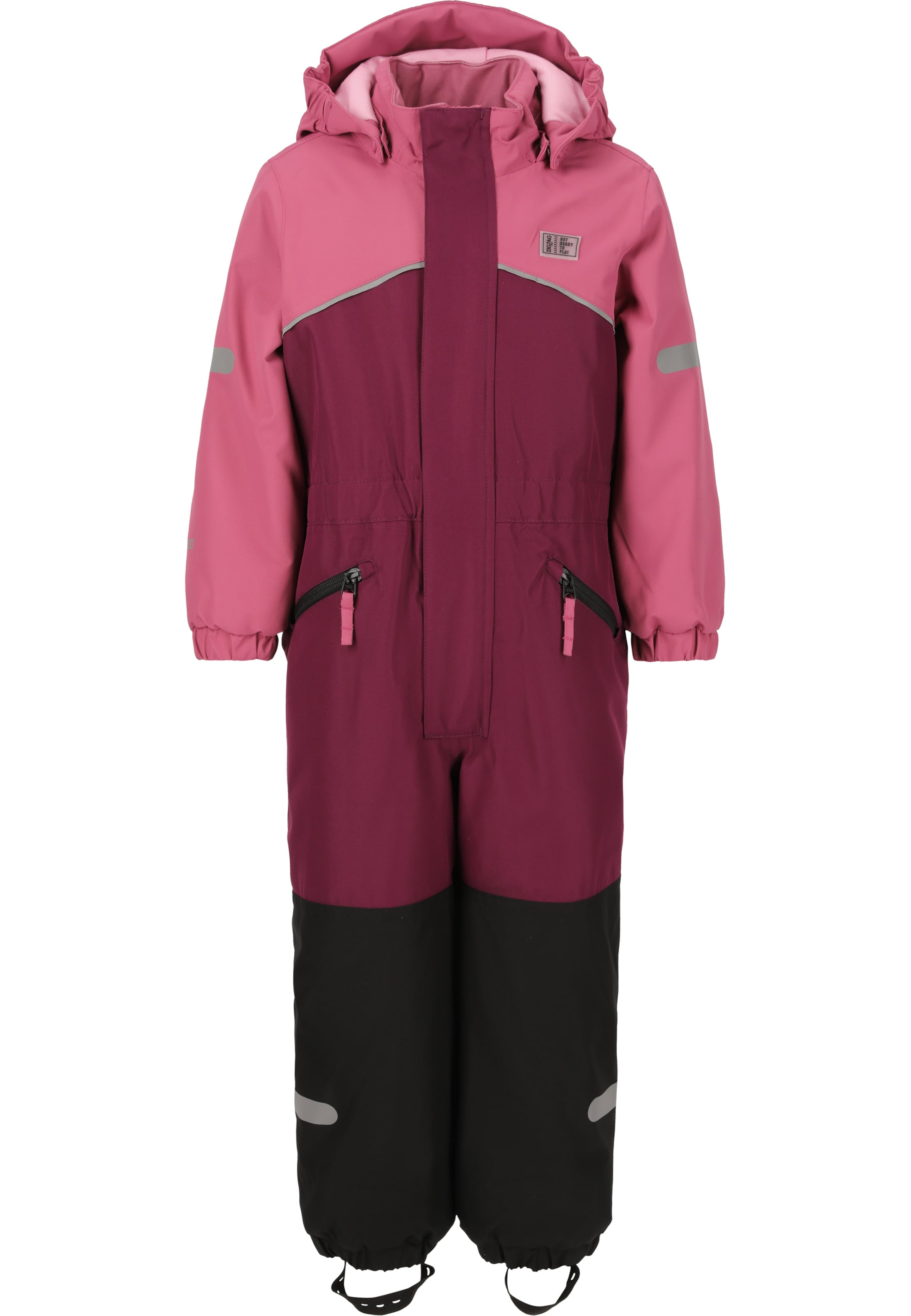 ZigZag Funktionsanzug in Lila: Vorderseite