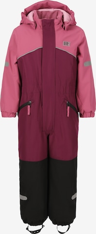 ZigZag Athletic Suit in Purple: front