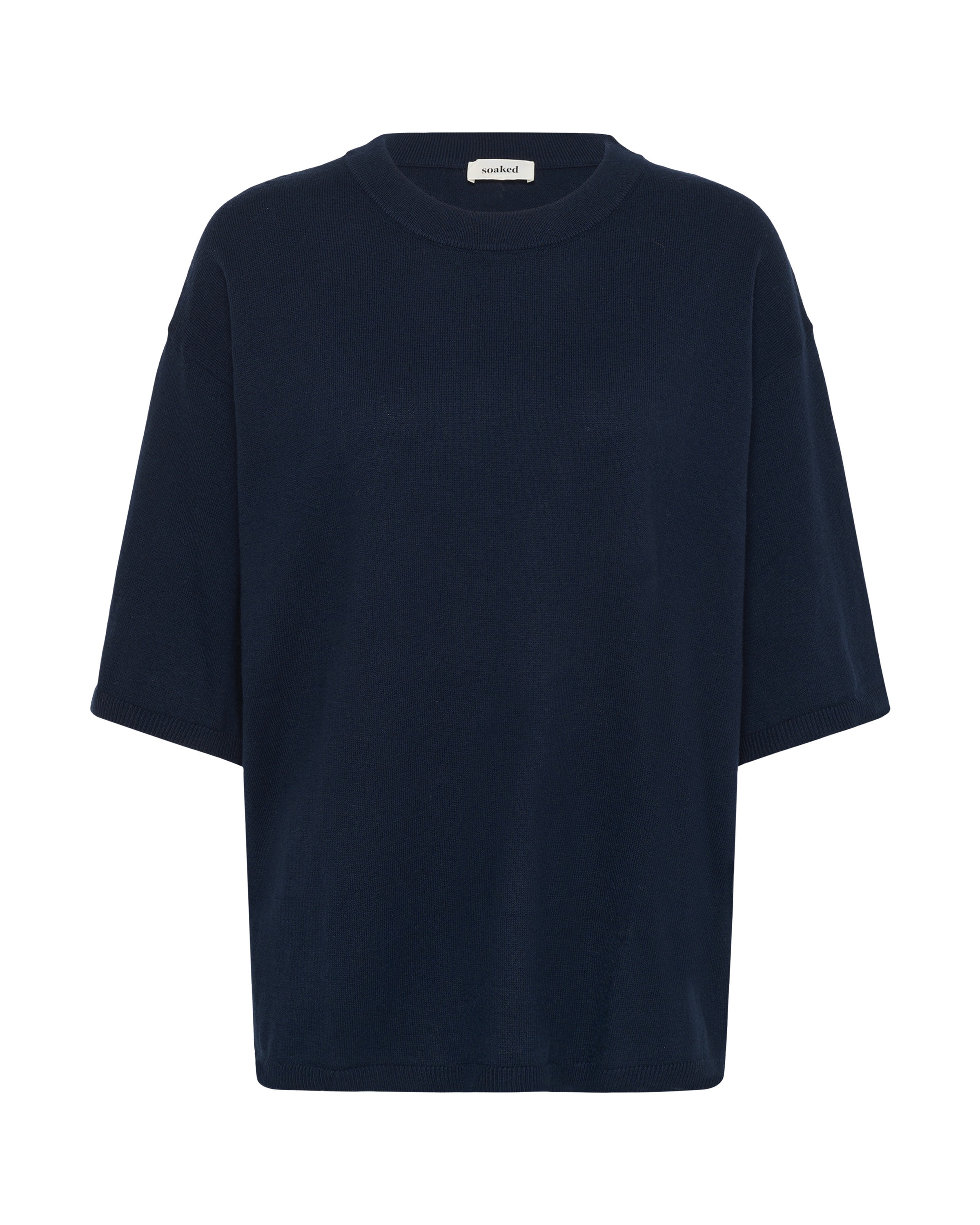 SOAKED IN LUXURY Trui in Blauw: voorkant