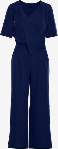 made of emotion - Jumpsuit en azul: frente