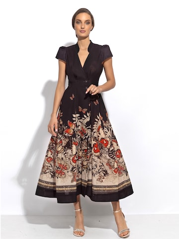 JIORO Kleid 'MIDNIGHT BUTTERFLIES'‌‌‌‌‌ in Schwarz